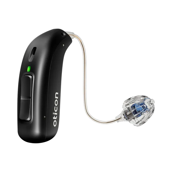 miniRITE_R_H1-2023_Left_C063DiamondBlack_LEDgreen_Speaker60_OpenBassDome_900x900px_Original-file.webp