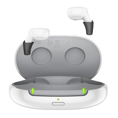 Wireless earbuds with charging case 