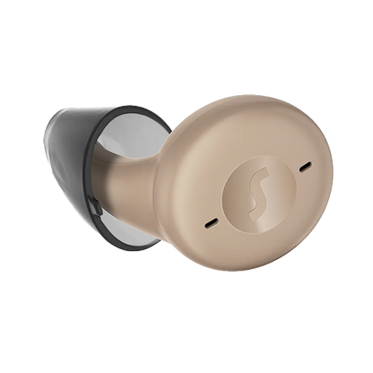 Hearing aid in beige