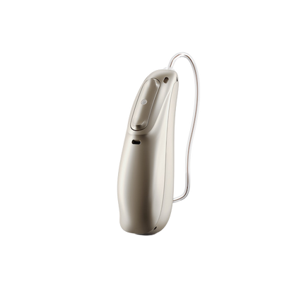 Hearing aid in champagne