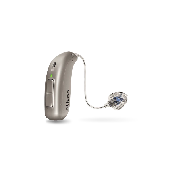 Oticon real hearing aid in chroma beige