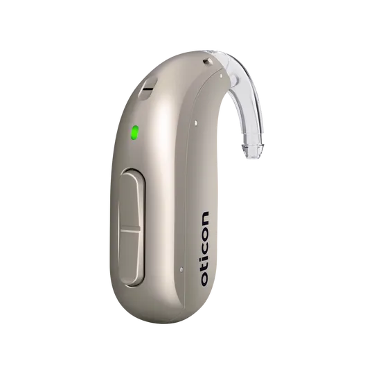 Oticon Intent miniBTE in Chroma Beige