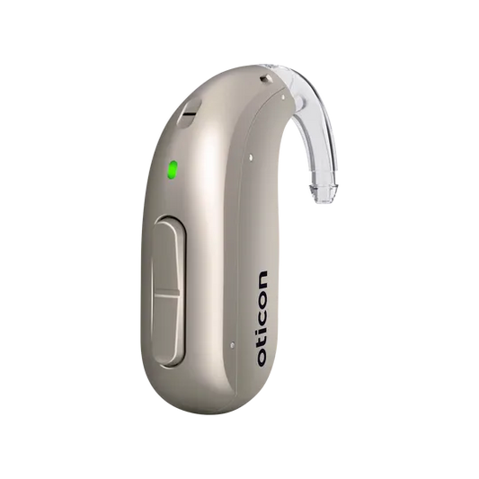 Oticon Intent miniBTE in Chroma Beige