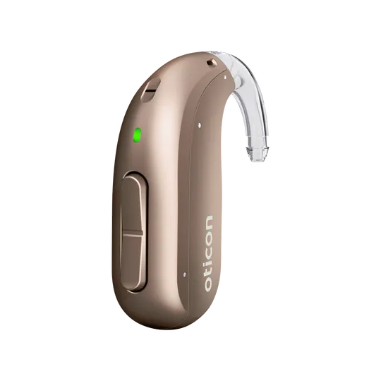Oticon Intent miniBTE in Terracotta