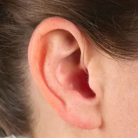 Close-up of a person's ear 