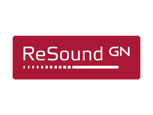 Red ReSound GN logo on a white background
