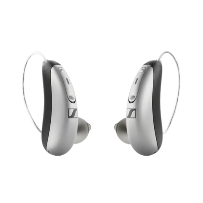 Pair of Sennheiser All-Day Clear hearing aids