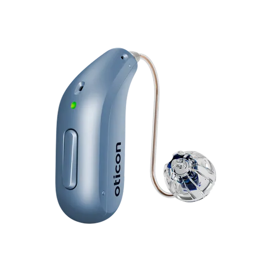  Oticon hearing aid in SkyBlue