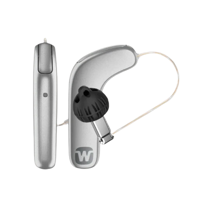 Widex Smart RIC hearing aid in silver