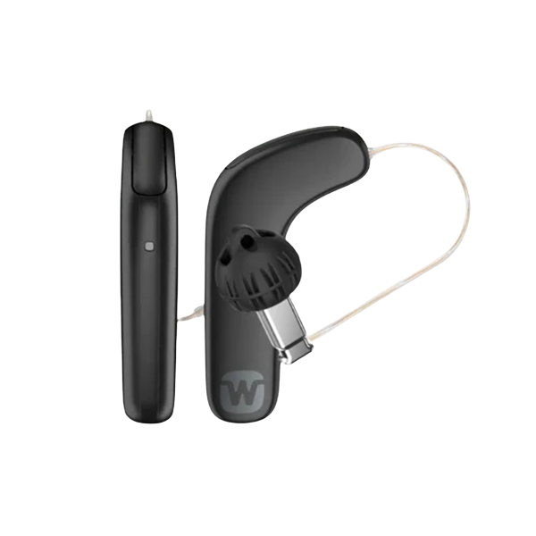 Widex Smart RIC hearing aid in tech black