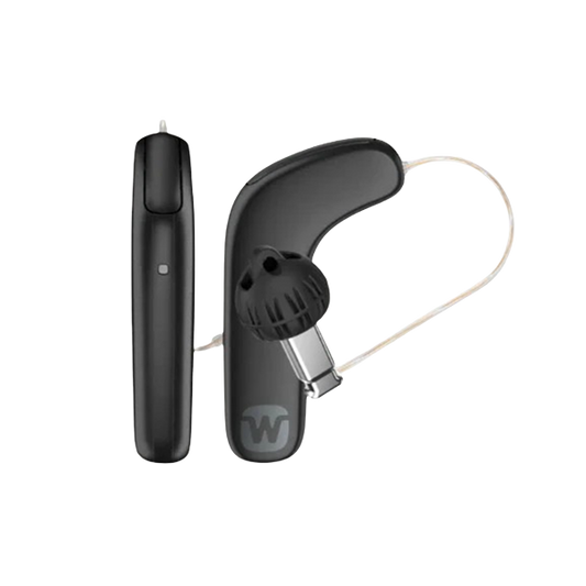 Widex Smart RIC hearing aid in tech black