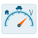 Dashboard panel restaurant icon