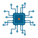 Microchip circuit icon