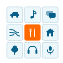 Scene grid menu icon