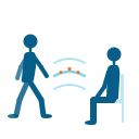 Walking sitting transition icon