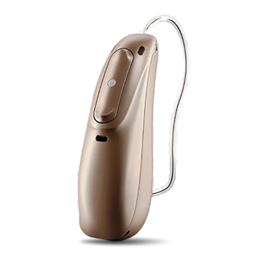 Picture of a RIC hearing aid.