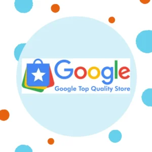 The Google Top Quality Store badge sits on a blue background. 