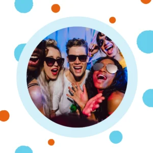 Friends have fun together.